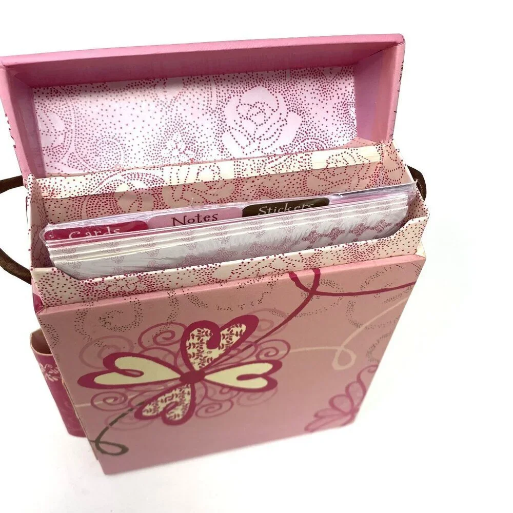 Starbucks x American Greetings Card Set Container Hearts Valentines